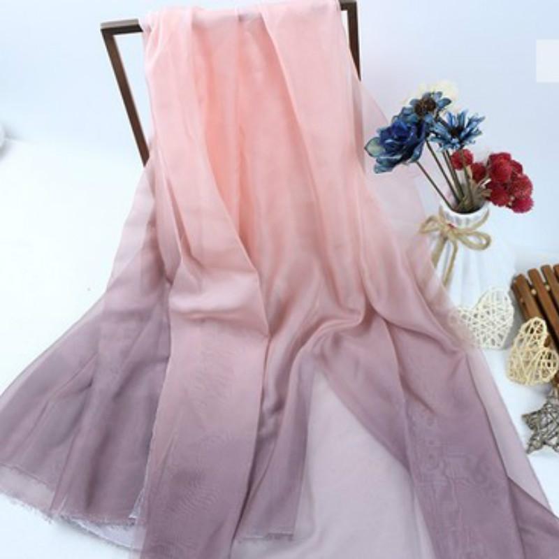 Tessuto chiffon sfumato ombre 1M, tessuto in organza tulle sottile 30D per costume cosplay fai da te, abito Hanfu in stile antico