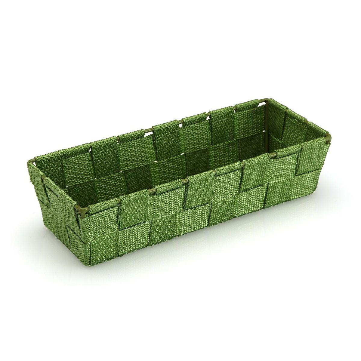 

Корзина Versa Прямоугольная, темно-зеленая, текстильная, 10 x 6 x 25 см TU прозрачный