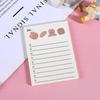 Kawai Stationery Bear Notebook 50 Page Small Portable Tearable and Adhesive Paper Lovely Office Student Plan Message Notes