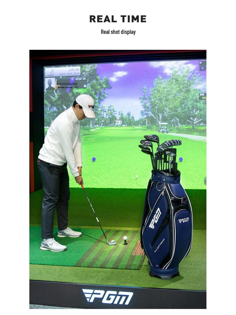 PGM Justerbar Golfklubbhållare för Nio Järnklubbor - Minskar Huvudkollisioner