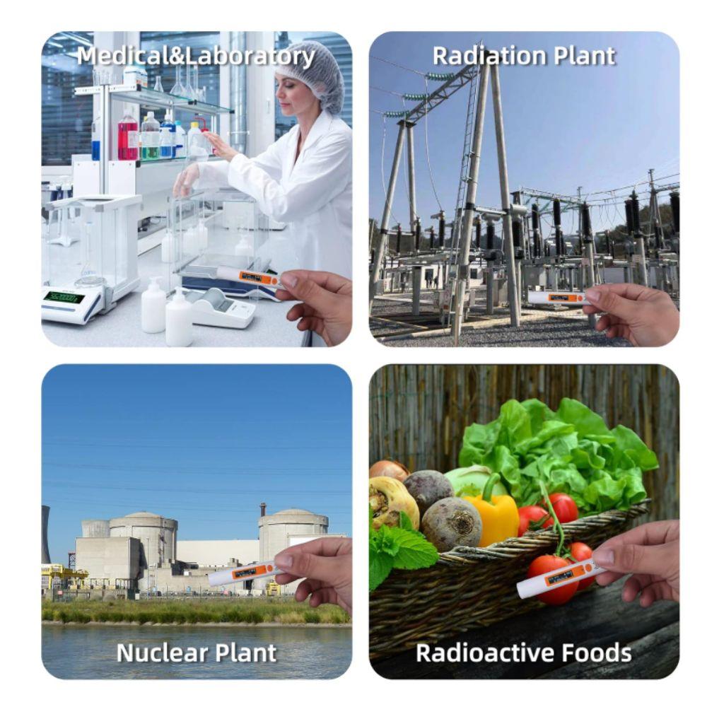 Portable Nuclear Radiation Detector Pen Type Dosimeter Digital Geiger Counter  Personal Use