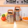 6 In 1 Stainless Steel Food Grater Slicer Portable Multi-Functional Kitchen Tool for Home Cooking Outdoor Camping BBQ Food Prep