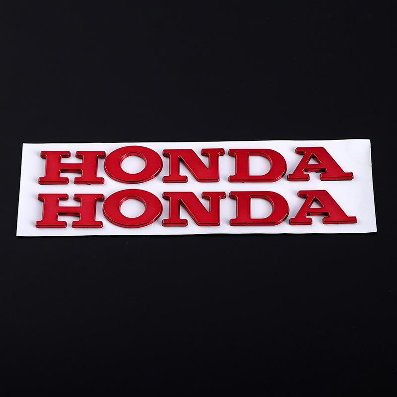 3D Honda Logo Sticker Letter Label for Motorcycle Sticker Logo Waterproof Stickers for Pcx160 Nss350 Pcx125 Cbr650r Fuel Tank