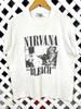 Vintage 1990s Nirvana - Bleach Sub Pop Kurt Cobain Grunge Tee Oneita Tag Tshirt / Large / Double Side