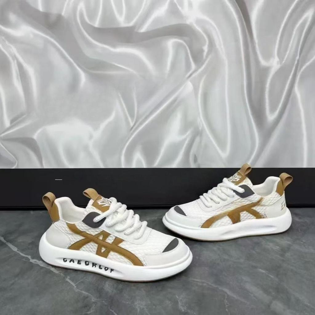 Men's Mesh Shoes Summer Breathable Fashion Non Slip Casual Shoes Lightweight Comfortable Soft Sole Cross Tied Vulcanized Shoes