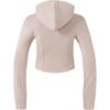 adidas Originals Kleeblatt Korsett Kapuzenjacke Damen Jacken Miracle-Grey Taupe-Braun IX1907