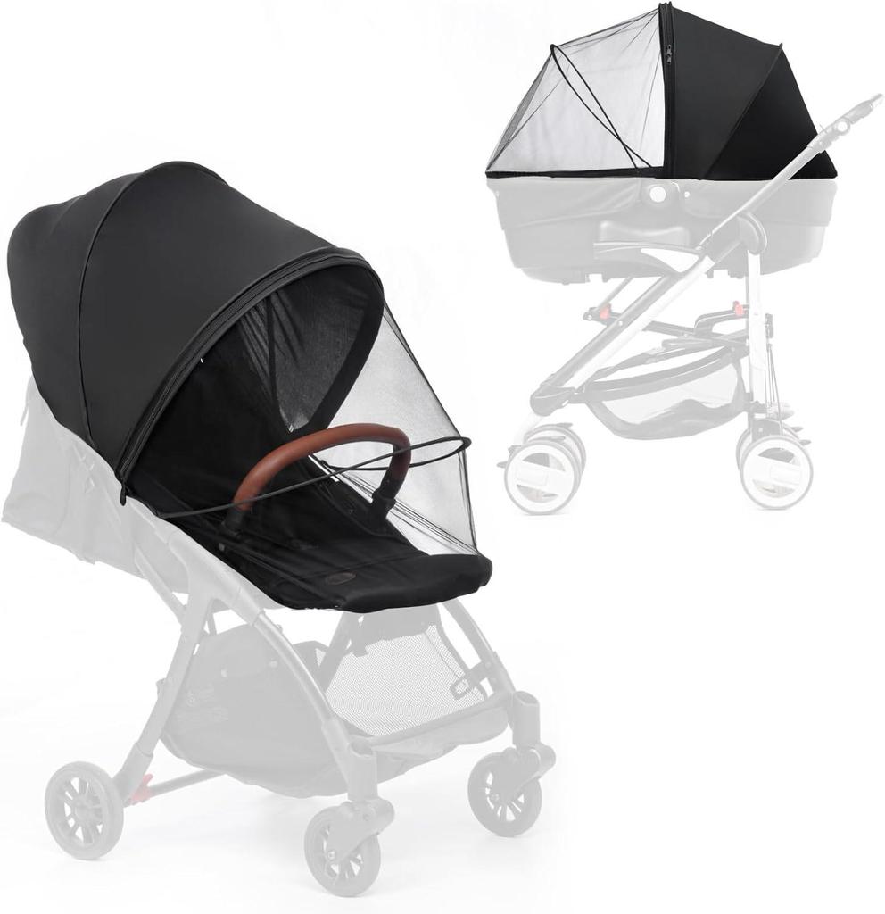Universal Full-Cover Baby Stroller Mosquito Net with UV Protection