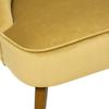 Fauteuil deco Naova Atmosphera - Moutarde