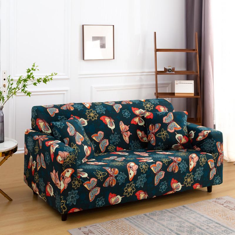 LANMOLIFE Printed Sofa Cover in a Variety of colors sofa Covers High-Stretch sofa covers 1/2/3/4 Seat Pillow Sofa Covers