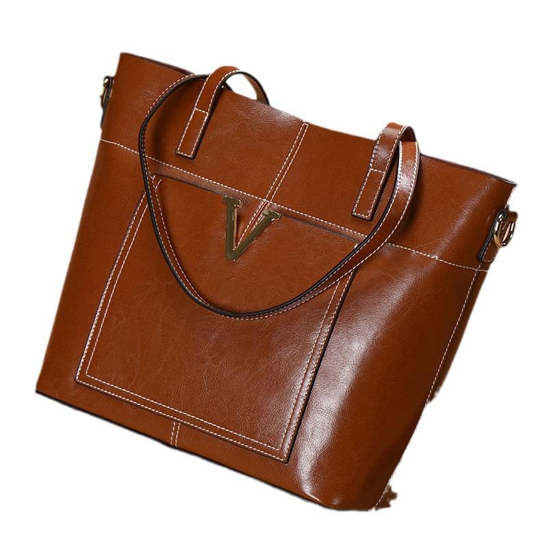 Neue Damenhandtasche Tragetasche Große Kapazität Vielseitig Tragbar Umhängetasche Schultertasche