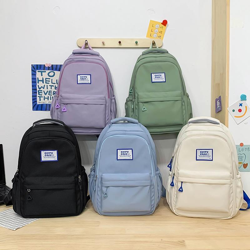 New Backpack Women's Casual Versatile Junior High School Student High School Student Schoolbag Computer Backpack