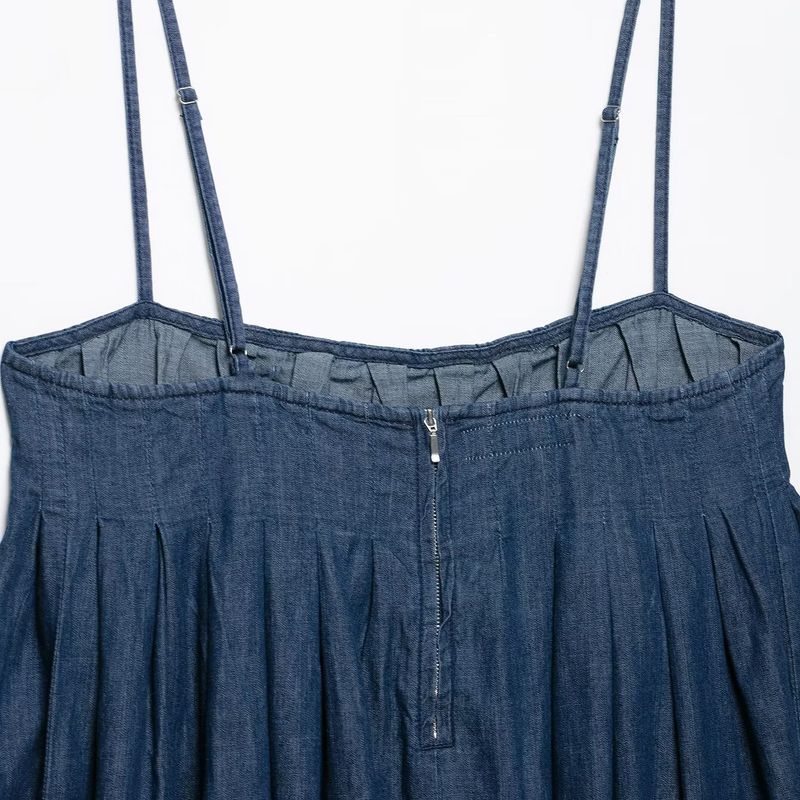 Kaslead New Arrival Women's Clothing Fashion Style Fashion Simple Denim Short Dress 0250080 401