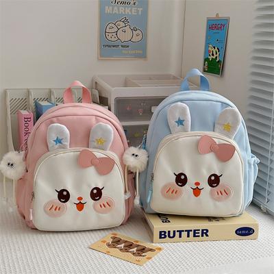 Kindergarten Children's Schoolbag Cartoon Girl Rabbit Backpack