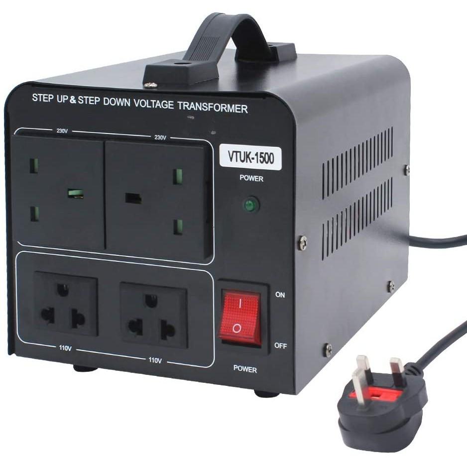 1500W/2000W Step Up & Step Down Voltage Transformer Small Household Power Supply Adapter Portable Voltage Converter
