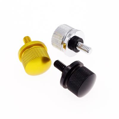 Motorcycle Black/Silver/Gold Seat Bolt Screw Aluminum Alloy For Harley Touring Dyna Softail Sportster XL Street Bob Road King