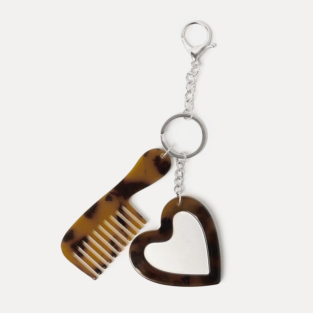 

Heart Mirror Keychain_MIA0AFV3SS (85)Brown