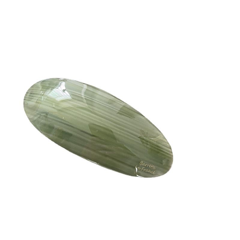 Korean Retro Acetate Spring Hair Clip: Versatile Gold Label High-End Accessory for Women