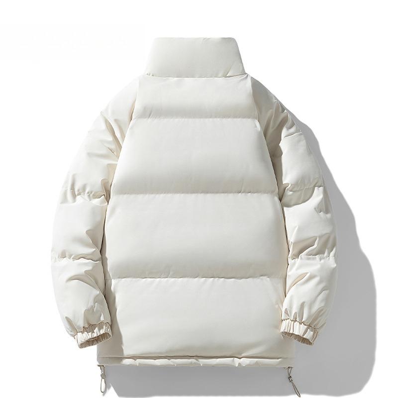 Cotton Clothing Men and Women Paragraph Winter Loose Stand-up Collar Cotton Jacket Warm Thickened Models Casual Cotton Jacket Couples Jacket Men