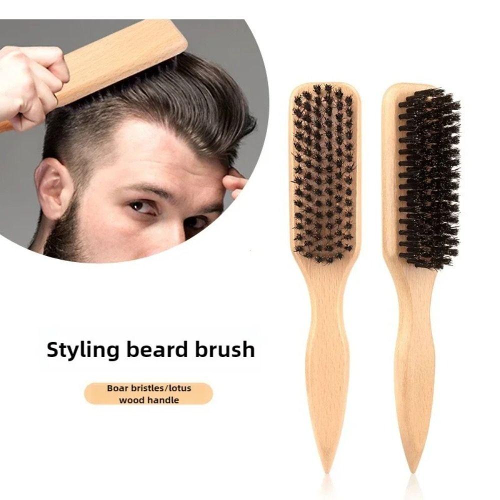 Wood Boar Bristle Hair Brush Backcombing Design Sleek Ponytail Brush  Hair Care