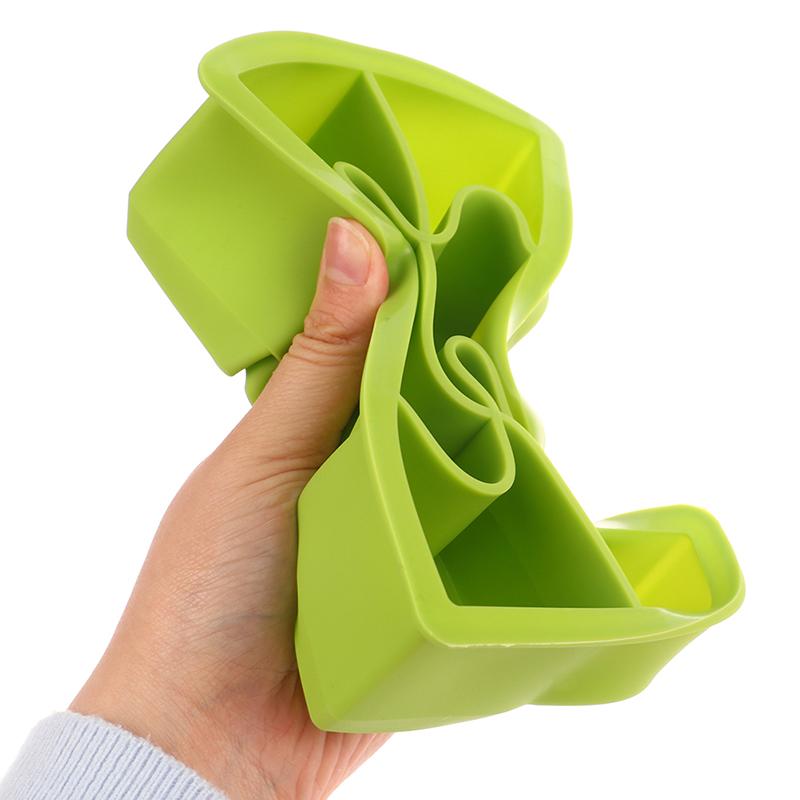 6 Grid Ice Tray Mold Large Diy Food Grade Silicone Ice Cube Square Tray Mold