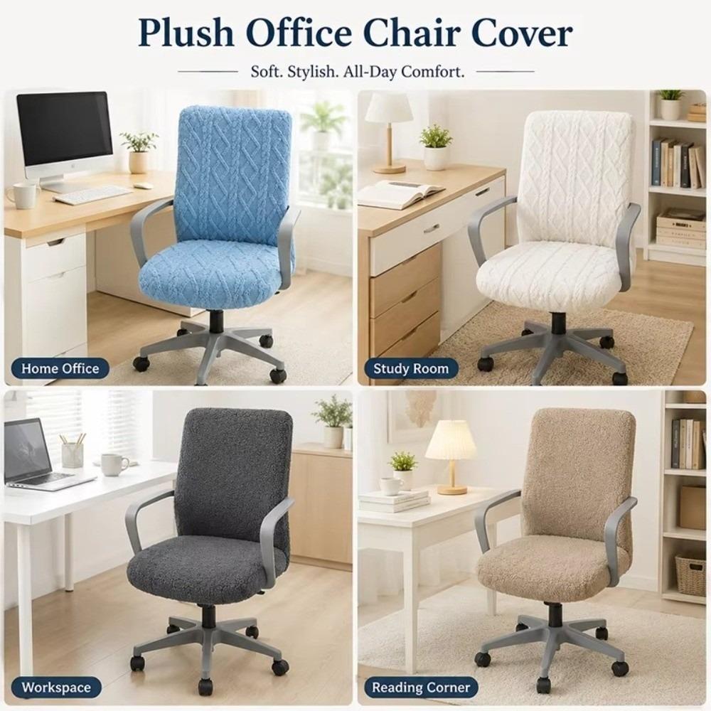 Stretch Jacquard Dining Chair Cover Elastic Spandex Jacquard Chair Cover Kitchen