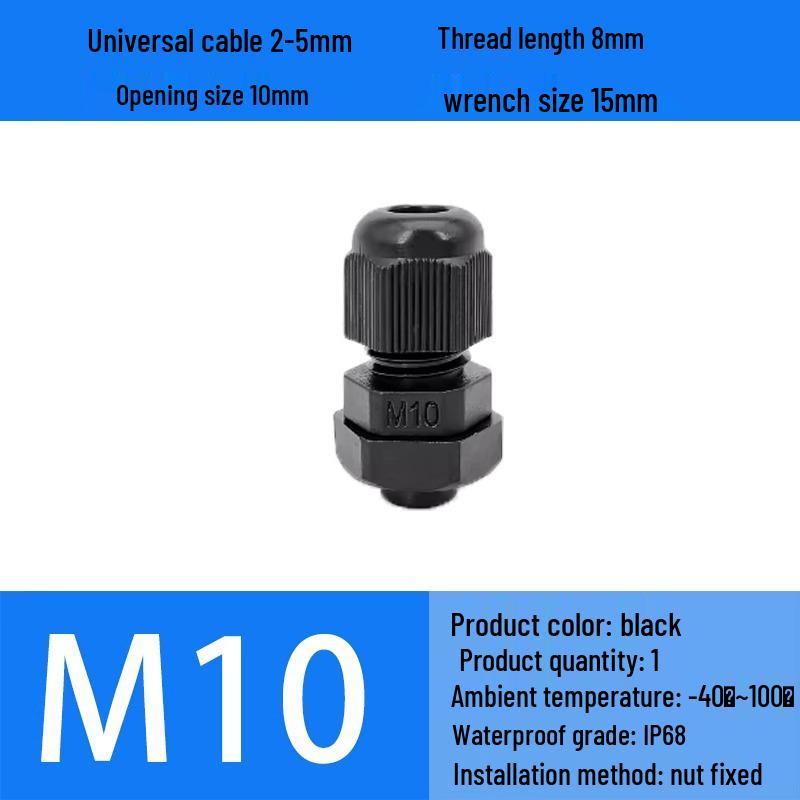 M Series Waterproof Nylon Cable Gland Connector