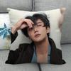 Custom ROWOON Pillowcase Wedding Decorative Cotton Linen Pillow Case For Home PillowCover 45X45(One Sides)