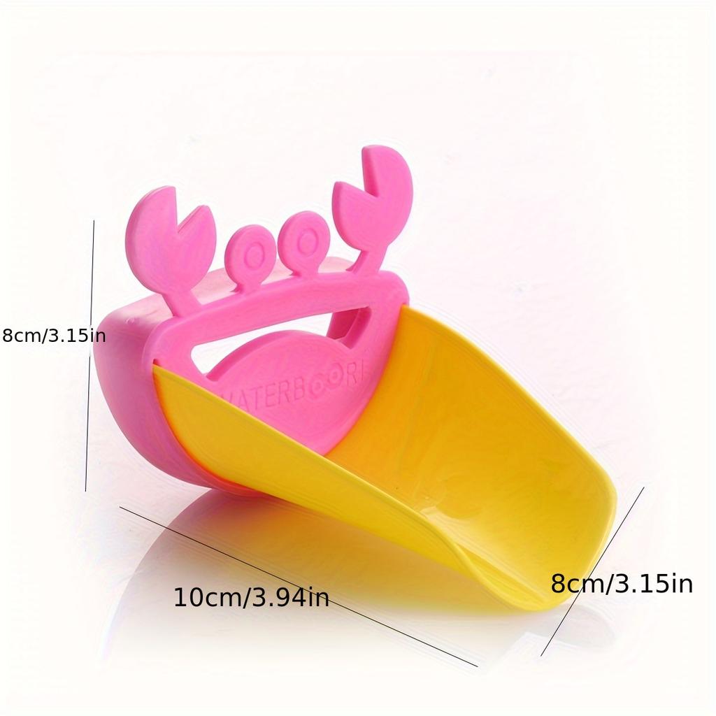 Crab-shaped Water Extension for Kids: Adorable Cartoon Design for Easy Hand Washing