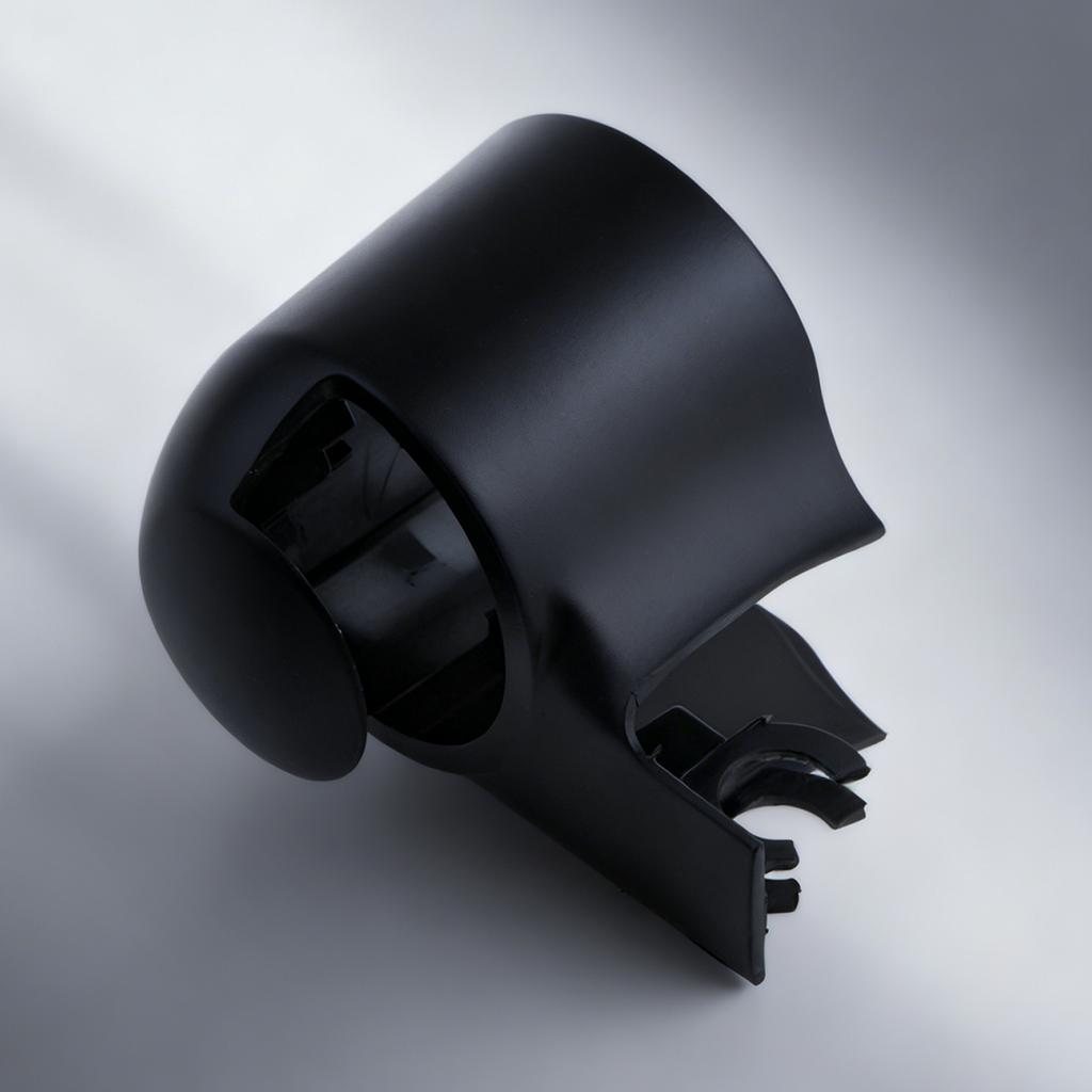 Pack of 2 Replacement Nut Covers Guards Cap for Rear Wiper Arms Plastic Material User Friendly Installation 6Q6955435D