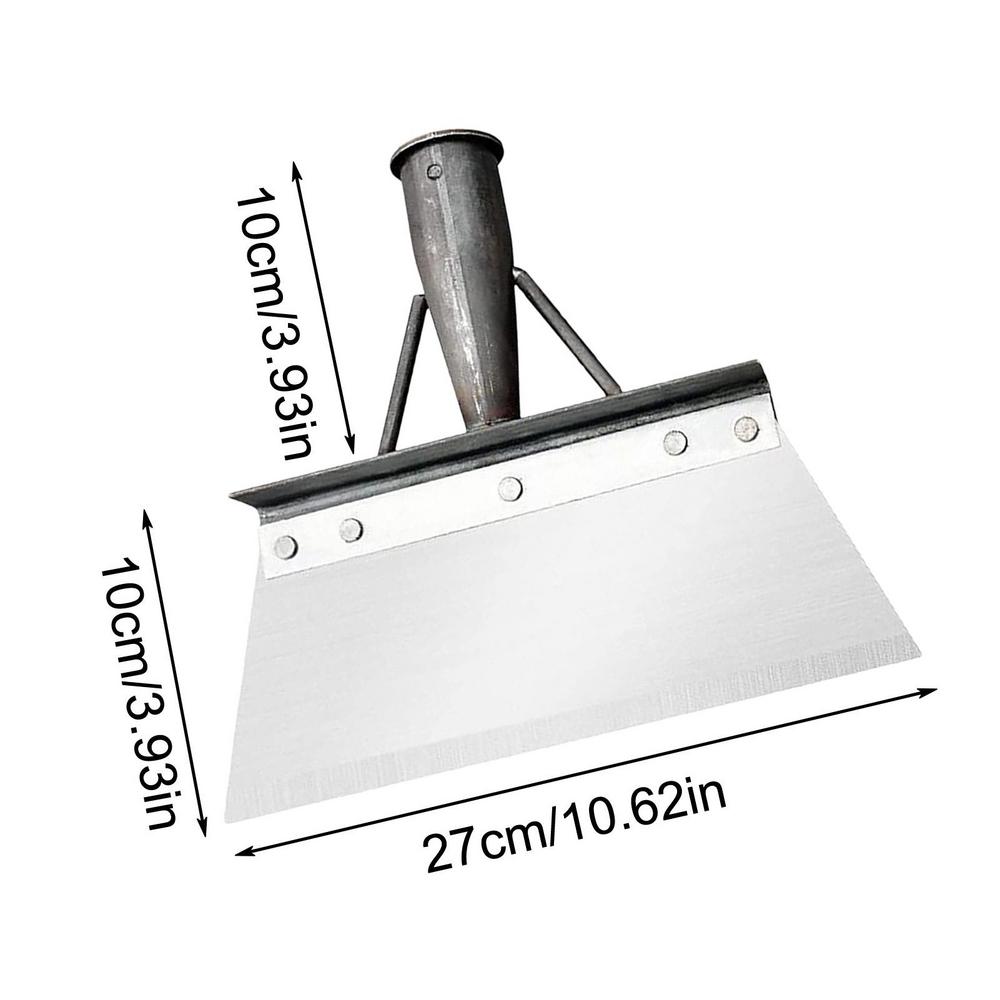

Садовая лопата для уборки на открытом воздухе Стальная плоская лопата для льда Многофункциональный инструмент для прополки посадки в фермерском саду Инструмент для удаления сорняков