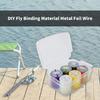 Flash Tinsel Thread Fly Tying Wire Accessories for Fly Making Fly Multiple Color Fishing Lure Making Supply