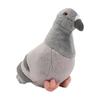 Peluche Realistici di Piccioni Alta Qualità Morbidi Realistici Piccioni Grigio di Collina Bianchi Uccelli con Occhi Piume Decorazione per la Casa Regali di Compleanno