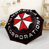Umbrella Corporation Emblem Compact Travel Automatic Umbrella Compact 8-Rib Design Compact Design for Outdoor Daily Use Outdoor Accessory