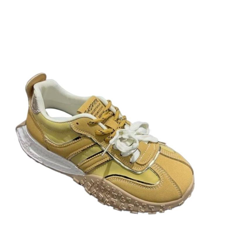 Fashion 2025 New Hot Sale Women's Vulcanized Sneakers Mixed Color Lace Up Breathable Outdoor Sports Comfortable & Versatile Casual Shoes