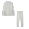 2021 Winter Women's High Neck Casual Loose Solid Hoodie & Trousers Two-Piece Set