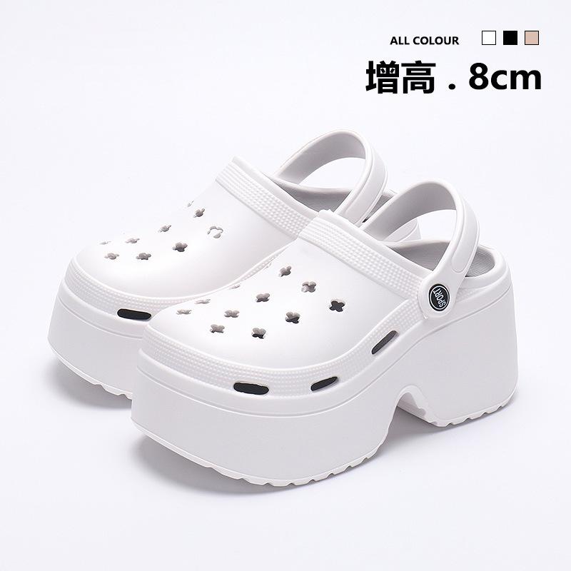 Summer Women's Clogs Fashion Non Slip Beach Wedges Slippers 2026 New Women EVA Sandals Outdoor Walking Footwear Zapatos De Mujer