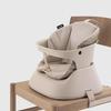HANNIE Booster Chair (White Sand) - Portable, Foldable, and Stylish for Babies 6 Months to 5 Years Old, Authentic Japanese Product