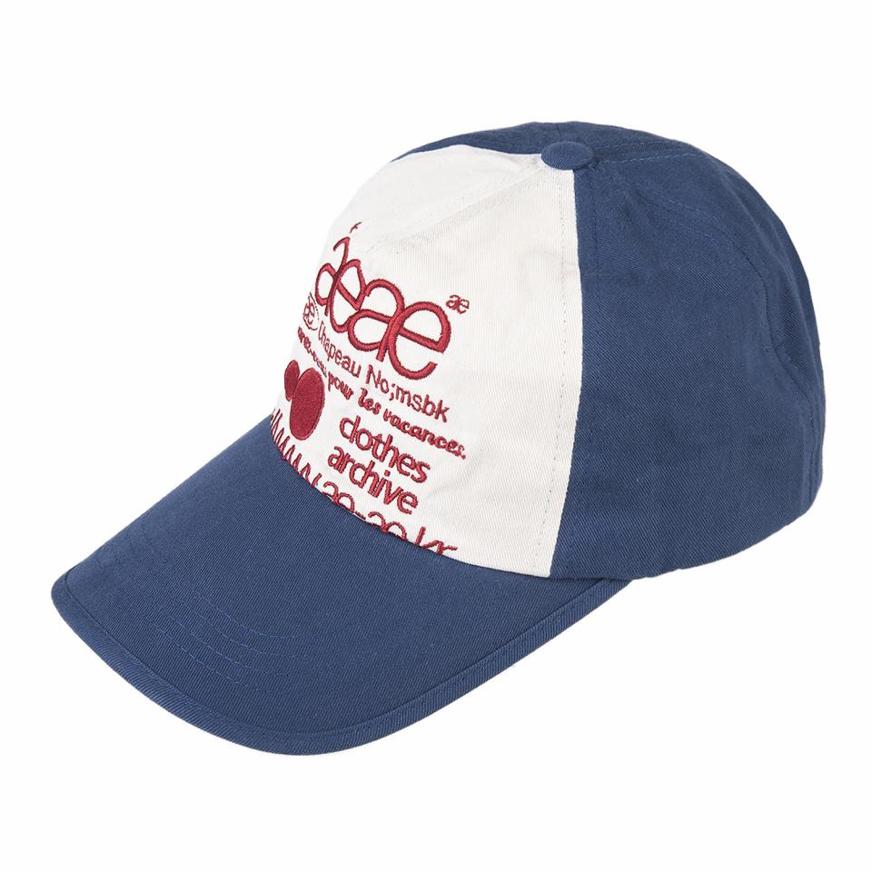 Eiieii Web Logo 5Pannel Cap [Blue/Red]