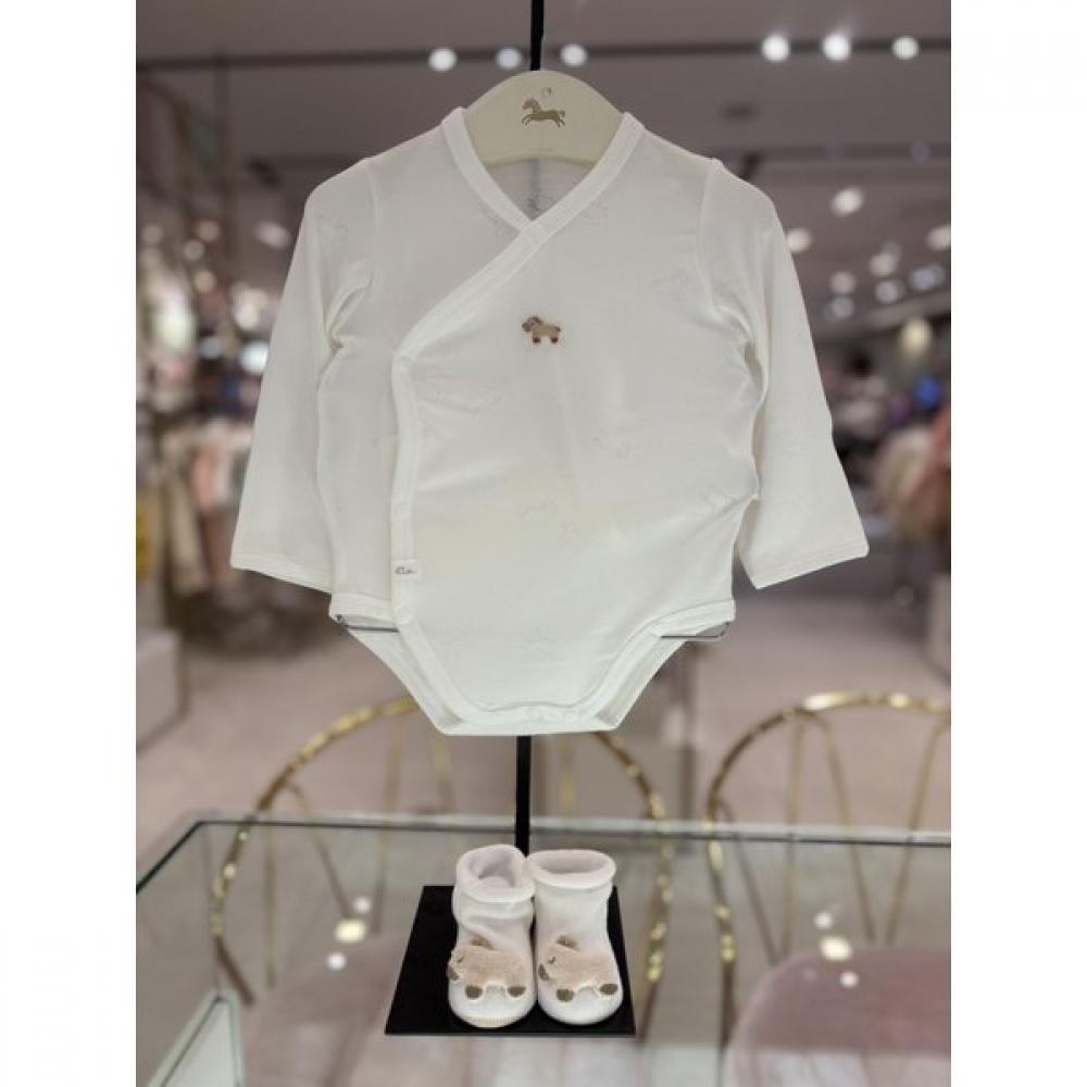 

Ettoi Baby Suit X Socks Set 07t076001s1 white/6M(75)