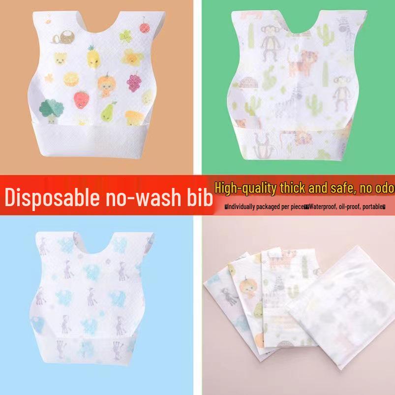 Disposable Baby Bibs for Cafes and Restaurants - Bulk Pack