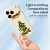 Für iPhone 17 Pro Max Hülle Weihnachtsbaum Schleifenmuster Druck Gerader Rand TPU Handy Rückseite