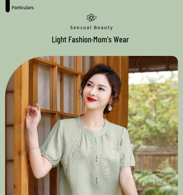 2024 Summer Embroidered Cardigan & Pants Set for Women