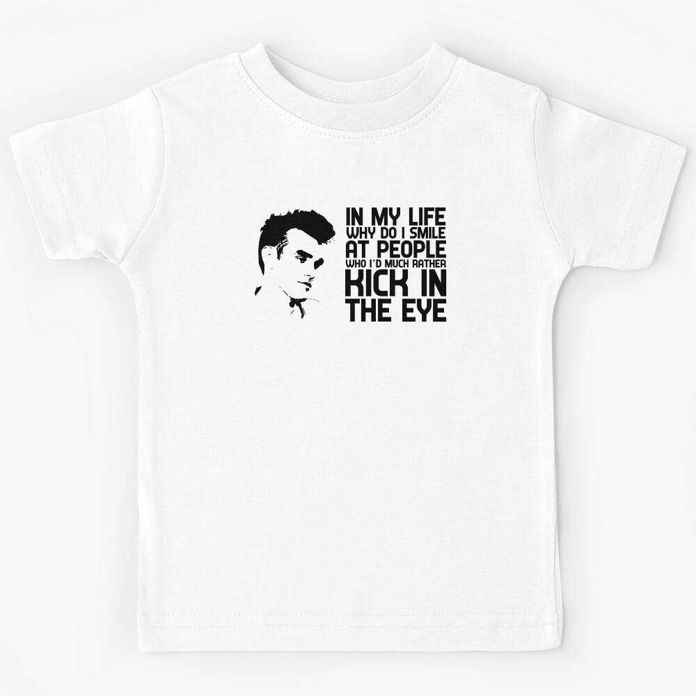 The Smiths Heaven Knows Lyrics Kids T-Shirt 130