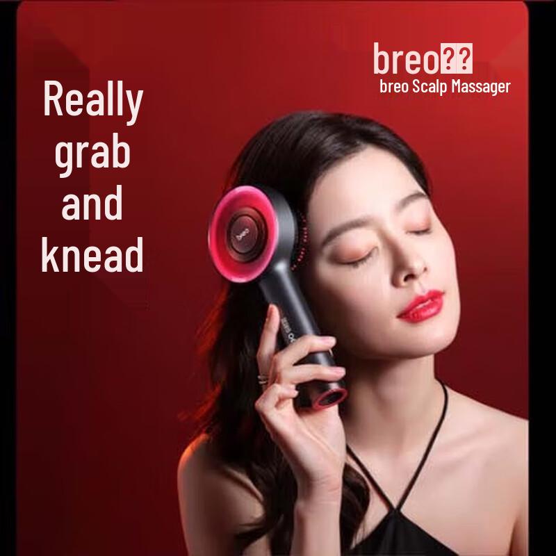 Breo Scalp 3 Smart Head Massager with Red Light Therapy