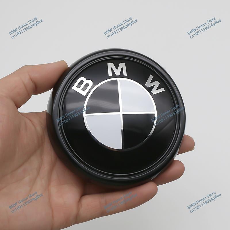 3D ABS Chromsilber Glänzend Schwarz Heckklappen-Emblem mit Sockel für BMW Blau-Weißes Logo X5 E70 F15 X4 F26 X6 E71 F16 F25 X4-F26