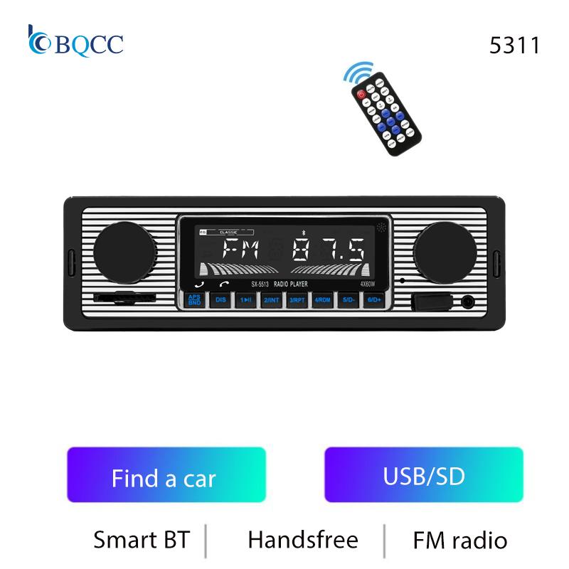 

BQCC 1 Din Car BT MP3 Радио Handsfree Найти автомобиль FM SD Защита питания Голосовое вещание Автостерео AUX USB Мультимедийный автомобильный проигрыватель