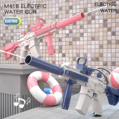 M416 Vandens šautuvas Elektrinis pistoletas Šaudymo žaislas Pilnai automatinis Vasarinis šaudymas Paplūdimio lauko linksmybių žaislas Vaikams Berniukams Mergaitėms Suaugusiems Dovana