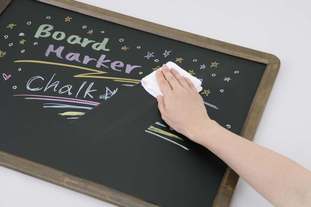 Raymay Fujii Chalkboard Blackboard A2 Antique Matte Finish with Marker Natural LNB385
