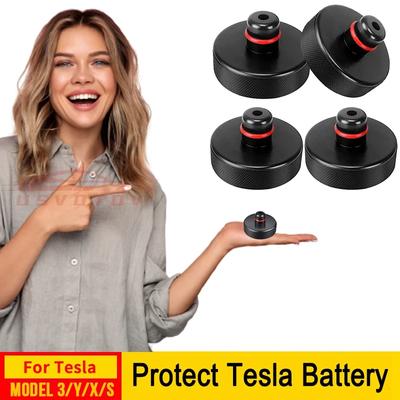 4pcs Lifting Jack Pads for Tesla Model 3 Y S X Juniper 2026 2026 2026 Accessories Rubber Pucks Chassis Lift Stands Adapter Case