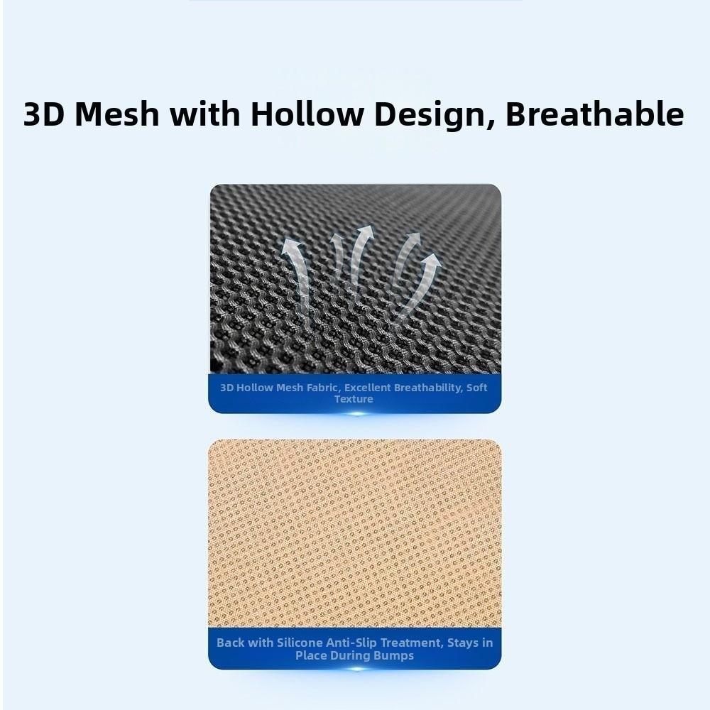 with 8/5 USB Fans Car Ice Silk Seat Cushion 3-Speed Car Ventilated Seat Cushion  Summer Driving